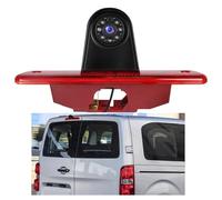 Hodozzy Caméra de Recul pour Citroen Jumpy/Peugeot Expert/Toyota Proace 2007-2016,Caméra de Troisième Feu Stop de Voiture,Vision Nocturne IR, Etanche IP67,Angle Réglable,avec Ligne Inversée