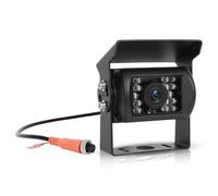 Hodozzy CVBS/AHD Caméra de Recul pour Voiture, Vision Nocturne Camera Recul, 12V 24V Arrière de Voiture Grand Angle, Caméra Etanche pour Véhicule Camion Bus Camping Car Caravane, 2 en 1 Ca-méra