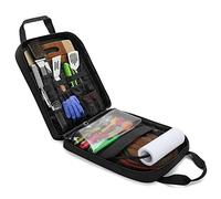 HODRANT Organisateur D'ustensiles de Camp Suspendu avec Porte Papier Essuie-Tout, Sac de Rangement D'accessoires de Cuisine pour Le Camping en Plein Air et La Randonnée