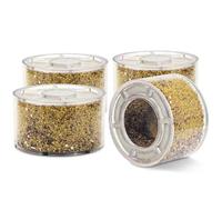 HODSEUKIN Lot de 4 cartouches de filtre de rechange pour pommeau de douche Sprite SLC-R Slim-Line