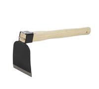 Hoe avec Manche en Bois Court Outil de Labour à Main pour Jardin idéal délier ou désherber Le Sol