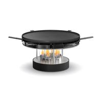 höfats - Barbecue de table CIRCLE 35 Pro avec set de poêles - Plancha pour intérieur et extérieur - Jusqu'à 4 heures de barbecue indépendant sans électricité ni charbon - Contrôle de la température en