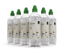 höfats Bioéthanol Liquide Spin 900 1200 Lot de 6 Bouteilles de 1 Litre Sans Fumée et Sans Suie Pour Cheminée de Table