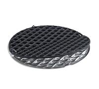 höfats - CONE plaque en fonte émaillée - grille en deux parties avec bac d'égouttement pour la graisse - pour un barbecue peu polluant - massive et émaillée - ronde - accessoires pour le barbecue CONE