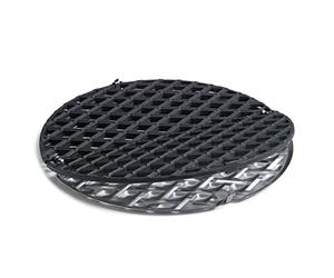 höfats - CONE plaque en fonte émaillée - grille en deux parties avec bac d'égouttement pour la graisse - pour un barbecue peu polluant - massive et émaillée - ronde - accessoires pour le barbecue CONE