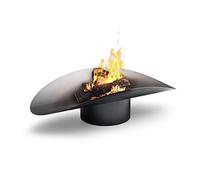 höfats - Coupe-feu Ellipse - cheminée et Gril Fonctionnels - pour terrasse et Jardin - Acier Corten avec Aspect rouillé