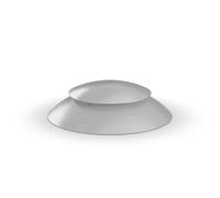 höfats Couvercle Moon 45 en acier inoxydable avec système de ventilation - Couverture pour éviter les cendres et les étincelles - La courbure empêche l'accumulation d'eau - Résistant aux intempéries