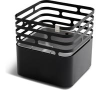 höfats - Cube brasero - comme Foyer, Gril, Tabouret et Table - pour Jardin et terrasse - Acier Inoxydable - Noir