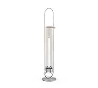 OVAL CANDLE 55 Bougeoir argent