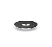 höfats Plancha Moon 45 - Plaque de cuisson continue en fonte émaillée - Conservation optimale de la chaleur pour les grillades de toutes tailles - Revêtement anti-adhésif, cuisson faible en gras -