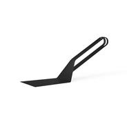 höfats - Spatule noire - Spatule pour barbecue, spatule et spatule pour la préparation des aliments et le nettoyage de la plancha - Accessoires de barbecue en acier inoxydable avec revêtement PVD