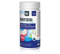 Höfer Chemie 1 kg BAYZID® Galets de Chlore pour Piscine (200g) - Chlore Multifonction 5 en 1