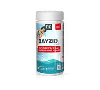 Höfer Chemie 1 x 1 kg Granulé de Chlore Choc pour Piscine - Action Rapide | Hautement Efficace, Rapidement Soluble, Désinfection Ultra-Rapide pour une Eau Propre et Hygiénique - Idéal Remise en Service