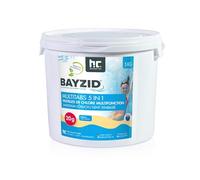 Höfer Chemie 1 x 5 kg Pastilles de Chlore (20 g) Multifonction 5 en 1 pour Piscine, Désinfection, Anti-Algues, Floculant, pH Stable - Entretien Longue Durée Piscine