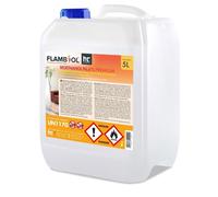 Höfer Chemie 1 x 5 L FLAMBIOL® bioéthanol 96,6% Premium pour cheminée à l'éthanol, feu de Table à l'éthanol