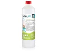 Höfer Chemie 1L Baycinex® Nettoyant Basique pour Piscine - Nettoyant Acide pour Éliminer Les Dépôts Minéraux, Tels Que Le Calcaire et la Rouille, Nettoyage en Profondeur des Surfaces de Piscine