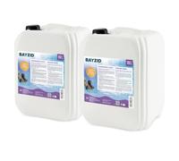 Höfer Chemie 2 x 10 L Floculant Liquide pour Piscine - Efficace | Clarifiant Ultra - Efficace pour Eau Limpide, Compatible Filtres à Sable, Fabriqué en Allemagne - Agit dans le Filtre à Sable