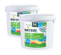 Höfer Chemie 2 x 5 kg (10 kg) 200g Galets de Chlore Lent pour Piscine - chloration permanente de la Piscine