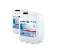 Höfer Chemie 2 x 5 L BAYZID® Algicide Anti Algue pour Piscine - Anti-Algues Non Moussant à Double Action Curative et Préventive - Efficace Contre Bactéries et Champignons