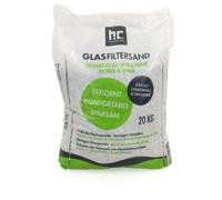 Höfer Chemie - 20 kg de Granulés de Verre Fin pour Filtre à Sable - Granulométrie 2-5 mm - Alternative Écologique au Sable de Quartz - Filtration Optimisée et Longue Durée