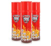 Höfer Chemie 3 x 500g d'extincteur en aérosol pour éteindre Les Feux naissants de Classe A & F