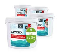 Höfer Chemie 4 x 5 kg (20 kg) BAYZID Chlore granulés stabilisé Choc pour Piscine HAUTEMENT EFFICACES Rapidement solubles