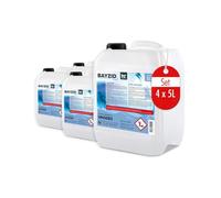 Höfer Chemie 4 x 5 L Algicide Anti Algue pour Piscine - Anti-Algues Non Moussant à Double Action Curative et Préventive - Efficace Contre Bactéries et Champignons
