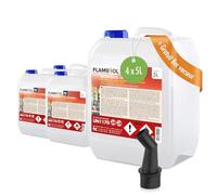 Höfer Chemie 4 x 5 L Flambiol Bioéthanol 99,9% Premium pour Cheminée