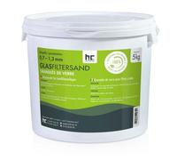 Höfer Chemie 5 kg de granulés de Verre pour systèmes de Filtration à Sable granulométrie 0,7-1,3 mm pour piscines et piscines