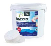 Höfer Chemie 5 kg Galets Chlore 200g Multifonction 5 en 1 pour Piscine - Entretien et Nettoyage en 5 Phases - Fabriqué en Europe