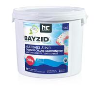 Höfer Chemie 5 kg Galets Chlore 200g Multifonction 5 en 1 pour Piscine - Entretien et Nettoyage en 5 Phases - Fabriqué en Europe