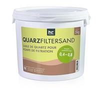 Höfer Chemie 5 kg Sable de Quartz Premium pour Filtre de Piscine 0,4-0,8 mm - Idéal pour Filtration d'eau Potable