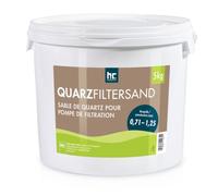 Höfer Chemie 5 kg Sable de Quartz Premium pour Filtre de Piscine 0,71-1,25 | Idéal pour Filtration d'Eau Potable, Fabriqué en Allemagne - Compatible Tous Filtres à Sable - Filtration Efficace et Durable