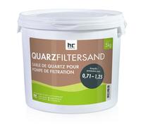 Höfer Chemie 5 kg Sable de Quartz Premium pour Filtre de Piscine 0,71-1,25 mm - Idéal pour Filtration d'eau Potable, Fabriqué en Allemagne