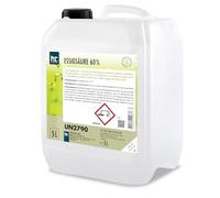 Höfer Chemie 5 L Acide Acétique 60% - Nettoyant et Détartrant Optimal