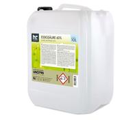 Höfer Chemie Acide Acétique 60% 10 Litre - Nettoyant Détartrant Puissant pour Ménage et Industrie
