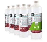 Höfer Chemie Acide Formique 75% - 6 x 1 L - Qualité Technique - Détartrant Anticalcaire Pour Surfaces Et Machines