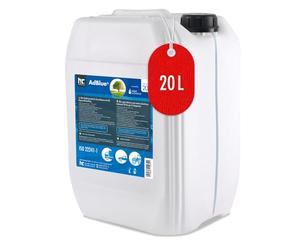 Höfer Chemie AdBlue 1 x 20 L - Solution d'Urée Diesel SCR - ISO 22241 | La Solution d'Urée pour Voiture Réduit les Émissions d'Oxydes d'Azote de 90% dans les Systèmes SCR - Haute Pureté Certifiée