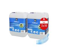 Höfer Chemie AdBlue 2 x 10 L avec Bec Verseur - Solution d'Urée Diesel SCR | Solution d'Urée pour Voitures Diesel - Bidon avec Bec Verseur - Réduit les Oxydes d'Azote Toxiques - Norme ISO 22241