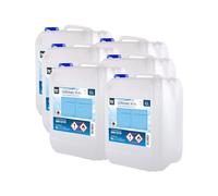 Höfer Chemie Alcool Isopropylique 6 X 10 L (60 L) - Isopropanol 99,9% (IPA) pour Nettoyer et Dégraisser - Solvant Puissant - Utilisation Polyvalente