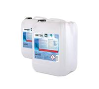 Höfer Chemie Algicide Anti algue pour Piscine 2 x 10 L - Effet Rapide Contre Les Algues - Non Moussant - Prévention et Traitement des Algues - Fabriqué en Europe