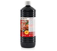 Höfer Chemie Allume-Feu Liquide pour Barbecue 1 x 1 L - Allume-Barbecue à Base de Paraffine, Haute Pureté, Inodore, avec Fermeture Sécurisée Enfant