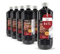 Höfer Chemie Allume-Feu Liquide pour Barbecue 6 x 1 L - Paraffine Inodore