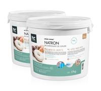 Höfer Chemie Bicarbonate de soude 2 x 5 kg - Poudre de qualité alimentaire - Remède maison efficace - Polyvalent
