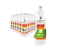 Höfer Chemie Bioéthanol 96,6% Premium 120 x 1 L - sans Fumée Ni Odeur