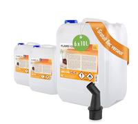 Höfer Chemie Bioéthanol 96,6% Premium 6 x 10 L - sans Fumée Ni Odeur