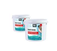 Höfer Chemie Chlore Choc Granulés Stabilisé 2 x 5 kg pour Piscine - Hautement Efficace, Rapidement solubles avec Une Teneur en Chlore Actif de 56%