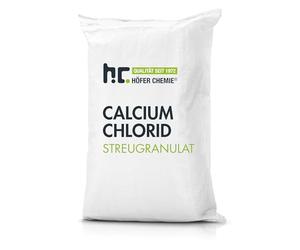 Höfer Chemie® Chlorure de Calcium Polyvalent, Sel de Déneigement et Déshumidificateur - Sac de 25 KG, Efficace Jusqu’à -20° C, Écologique et Haute Performance