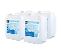 Höfer Chemie Eau Déminéralisée 4 X 10 L - Eau Ultra Pure Déminéralisée Plusieurs Fois - Conductivité Max 5 µs/Cm - Idéale pour Radiateurs Voiture et Fers à Repasser Vapeur