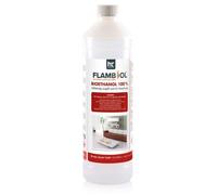 Höfer Chemie FLAMBIOL® Bioéthanol 1 L Ultra Pur 100% - Combustible Écologique pour Cheminées de Table et Poêles en Acier Inoxydable